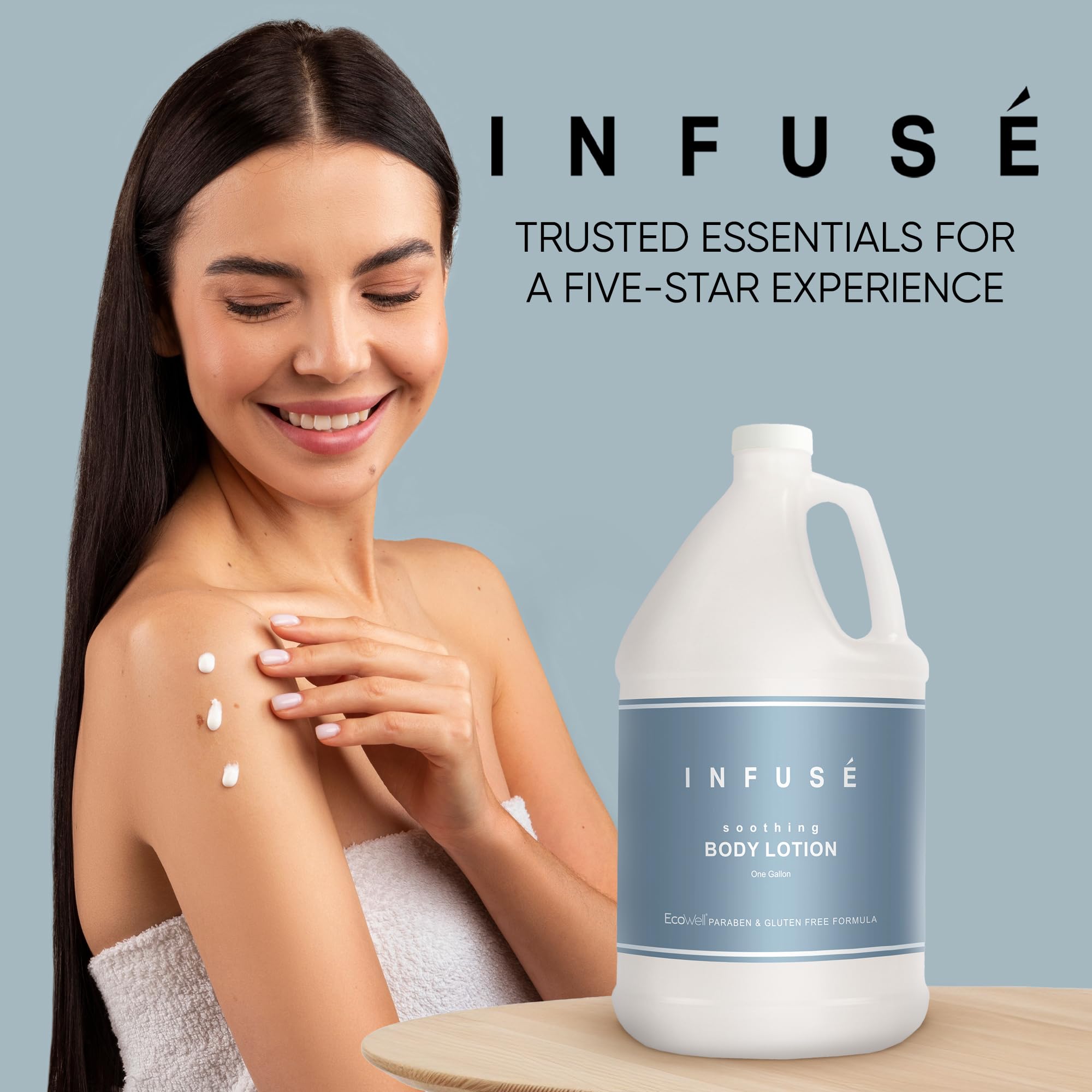 1-Shoppe All-in-Kit H2O Tropical Infuse Hotel Body Lotion | 1 Gallon Refill for Hospitality