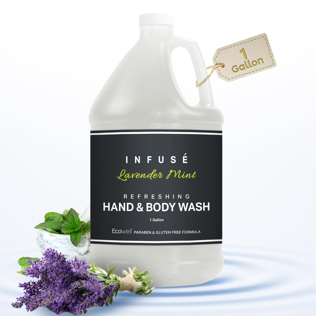 Infuse Lavender Mint Hand/Body Wash — 1 Gallon Hotel Refill | 1-Shoppe All-in-Kit
