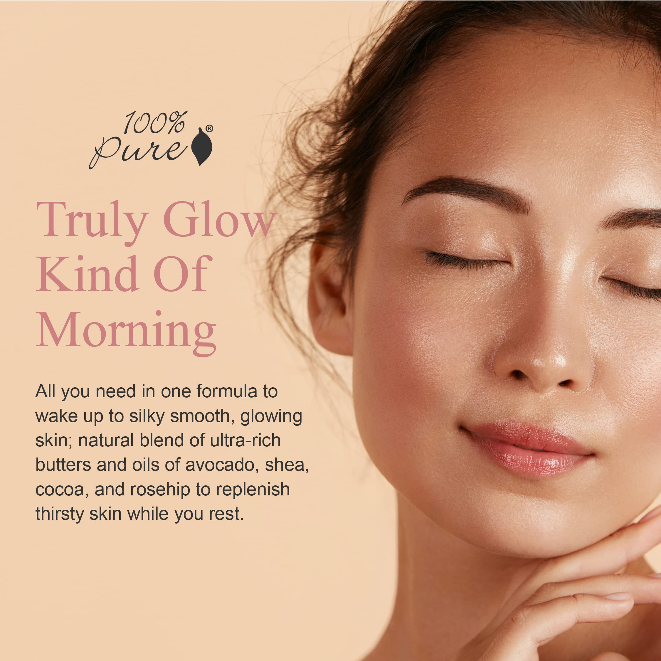 100% PURE Multi-Vitamin + Antioxidants Ultra Rich PM Treatment – Night Cream with Vitamin C & Retinol