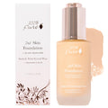 100% PURE 2nd Skin Lightweight Serum Foundation Shade 5 – Neutral Peach Undertone (1.18 Fl Oz) | Vegan, Clean, Hydrating