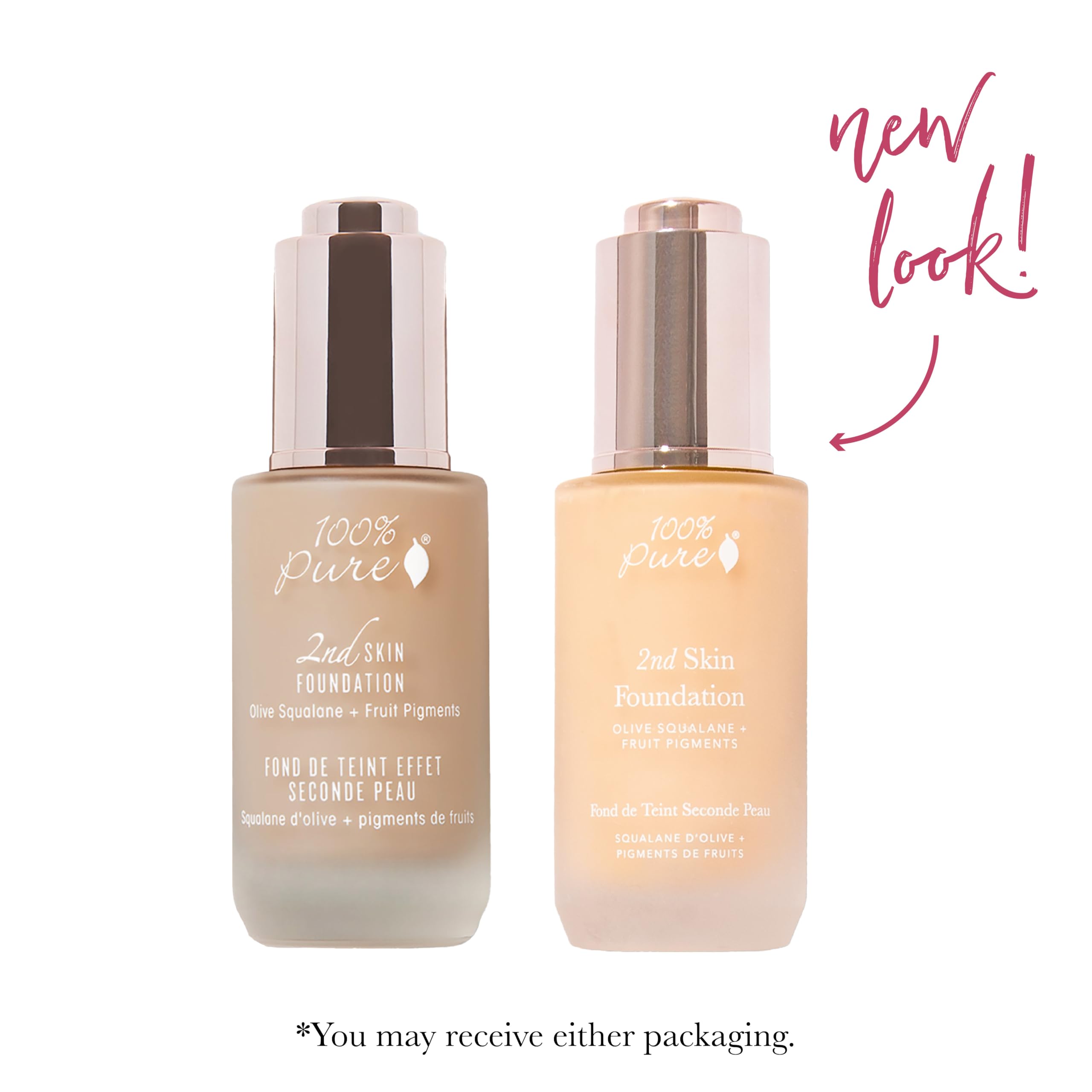 100% PURE 2nd Skin Lightweight Serum Foundation Shade 5 – Neutral Peach Undertone (1.18 Fl Oz) | Vegan, Clean, Hydrating