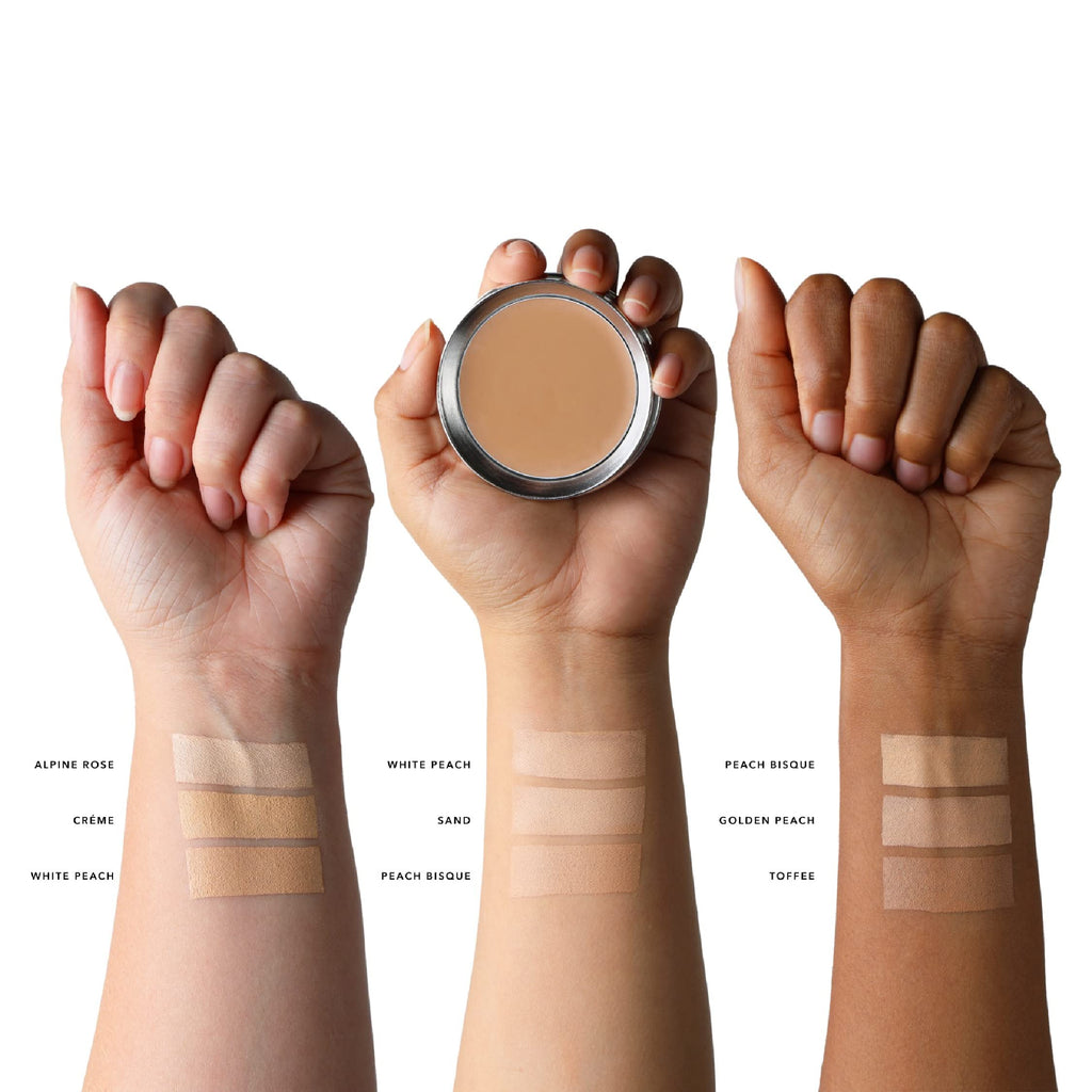 100% PURE Alpine Rose Cream Foundation Concealer – Buildable Matte Coverage for Dry Skin (Fair Cool) – 0.32 oz