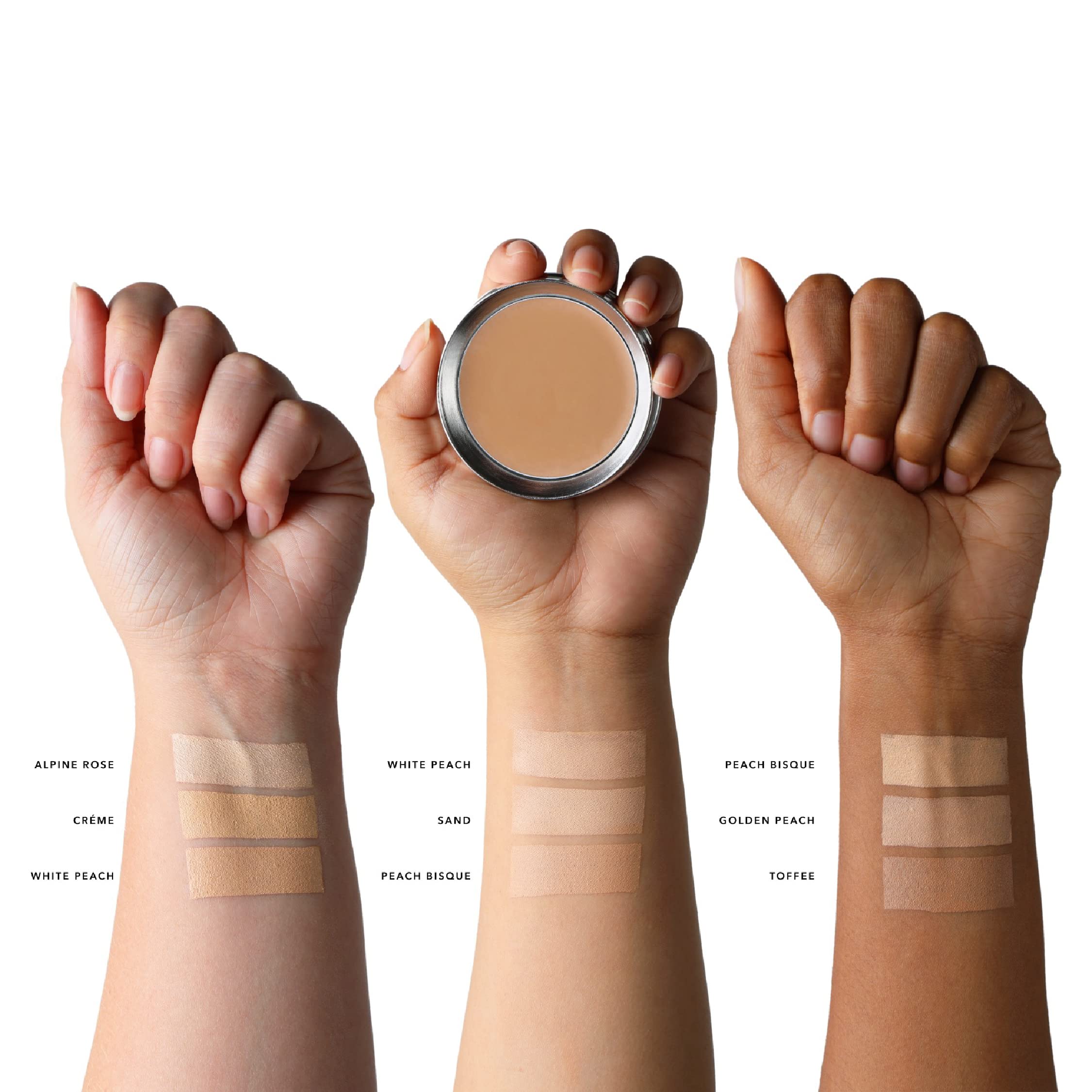 100% PURE Alpine Rose Cream Foundation Concealer – Buildable Matte Coverage for Dry Skin (Fair Cool) – 0.32 oz