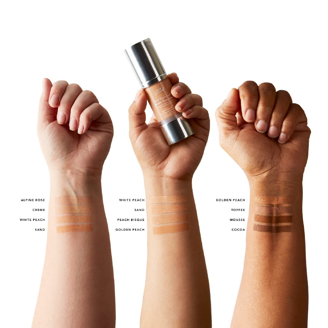 100% PURE Healthy Foundation Full Coverage - Vegan Liquid Matte Toffee Tan