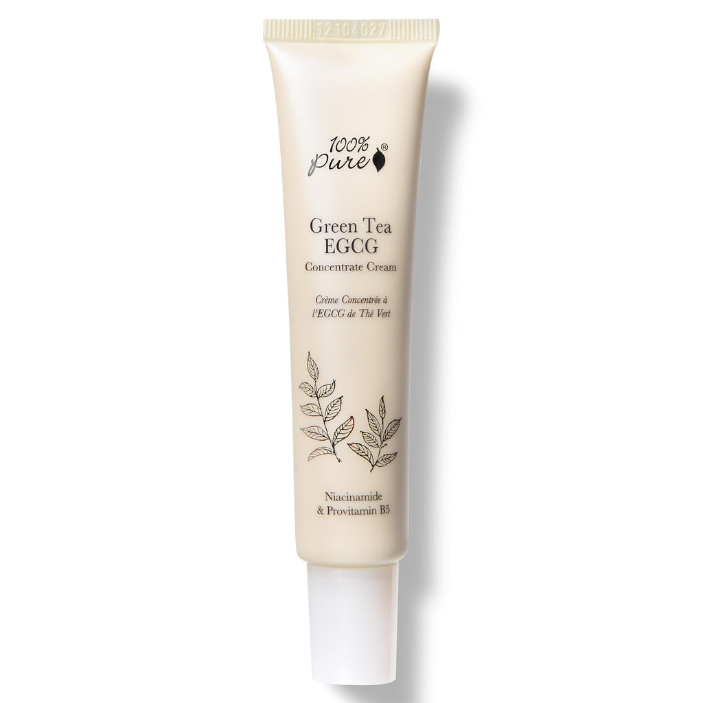 100% PURE Green Tea EGCG Concentrate Face Cream — Lightweight Hydrating Anti-Aging Moisturizer (1.4 oz)