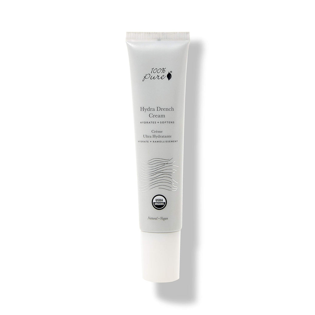 100% PURE Hydra Drench Cream – Daily Moisturizer with Hyaluronic Acid & Rose Water