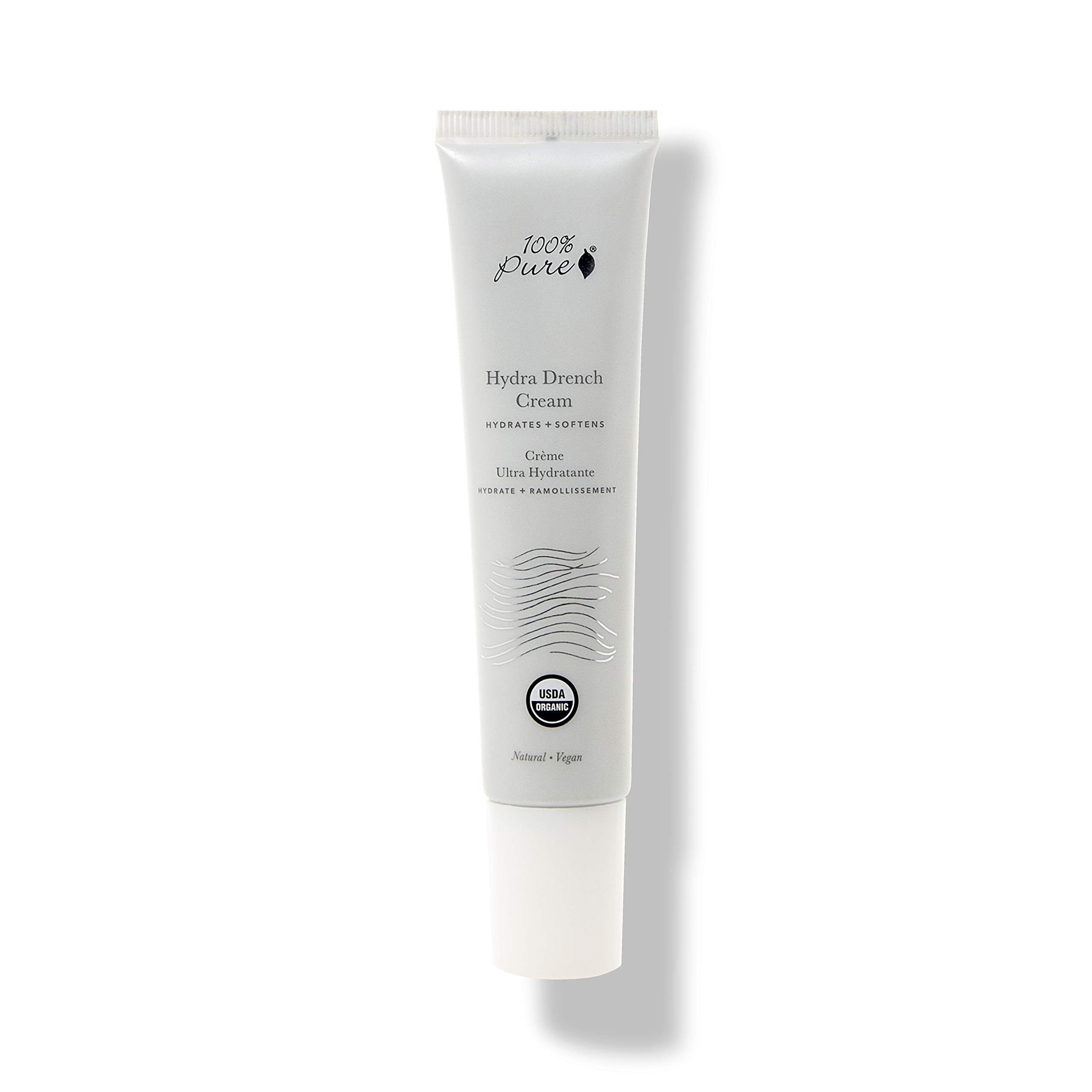 100% PURE Hydra Drench Cream – Daily Moisturizer with Hyaluronic Acid & Rose Water