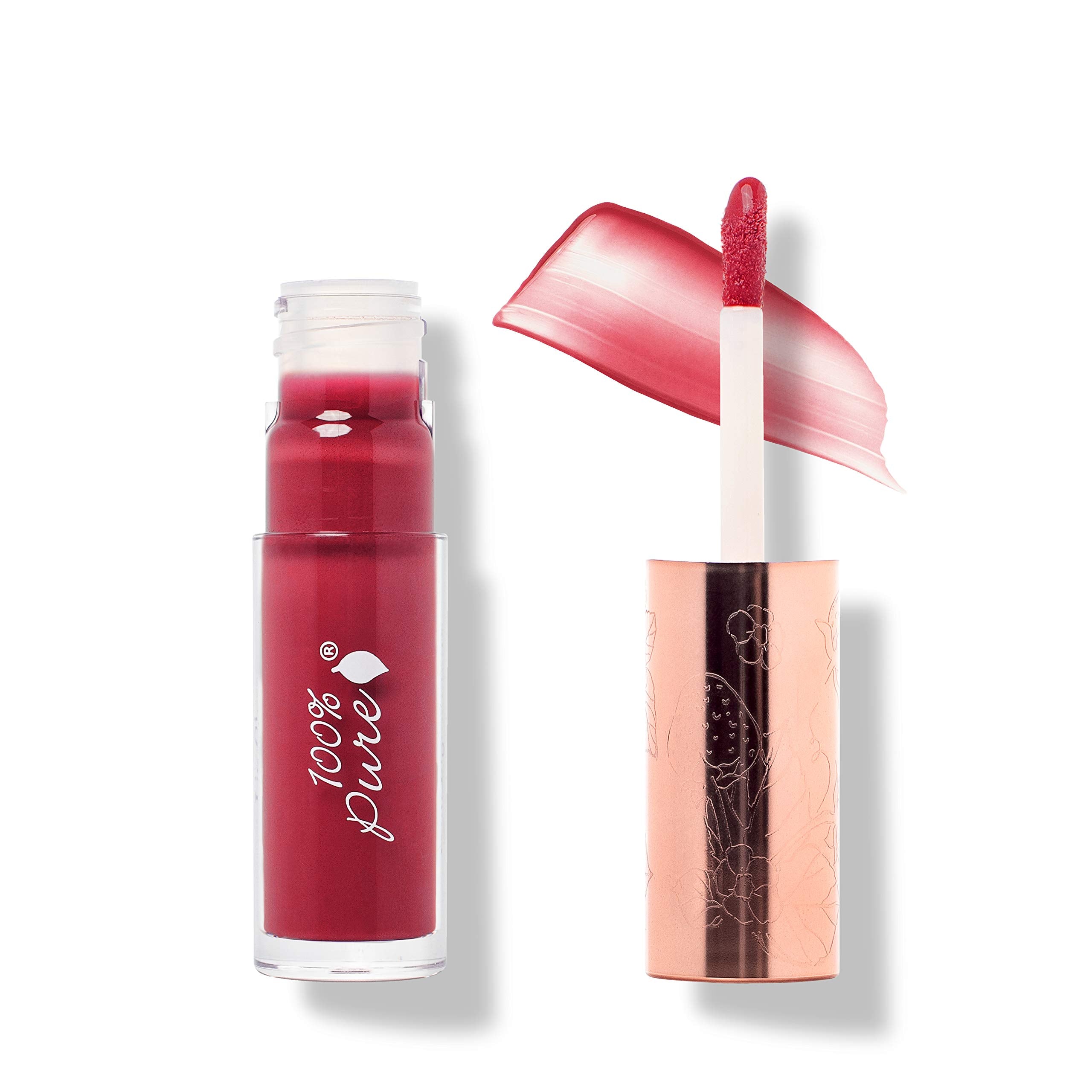 100% Pure Lip Gloss – Pomegranate Wine, Fruit Pigmented, High Shine & Moisturizing