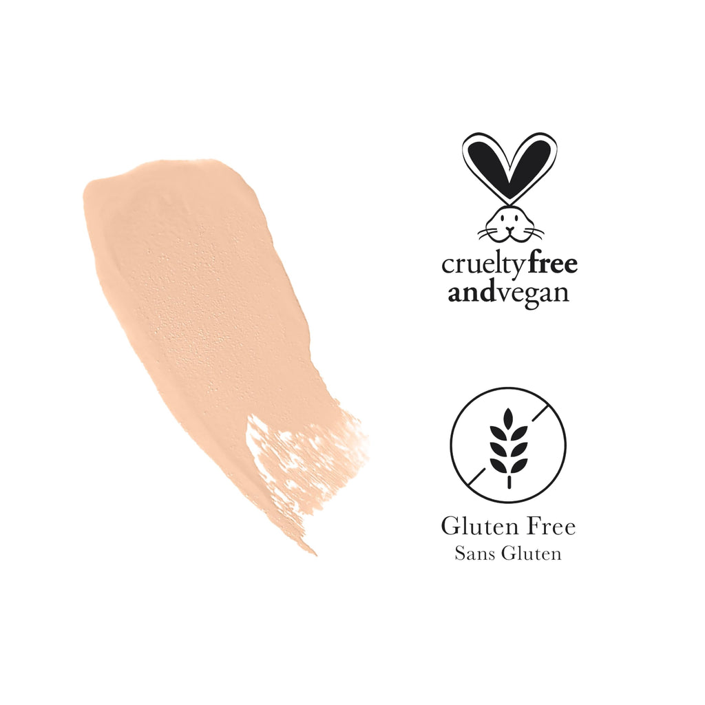 100% PURE 2nd Skin Lightweight Serum Foundation Shade 5 – Neutral Peach Undertone (1.18 Fl Oz) | Vegan, Clean, Hydrating