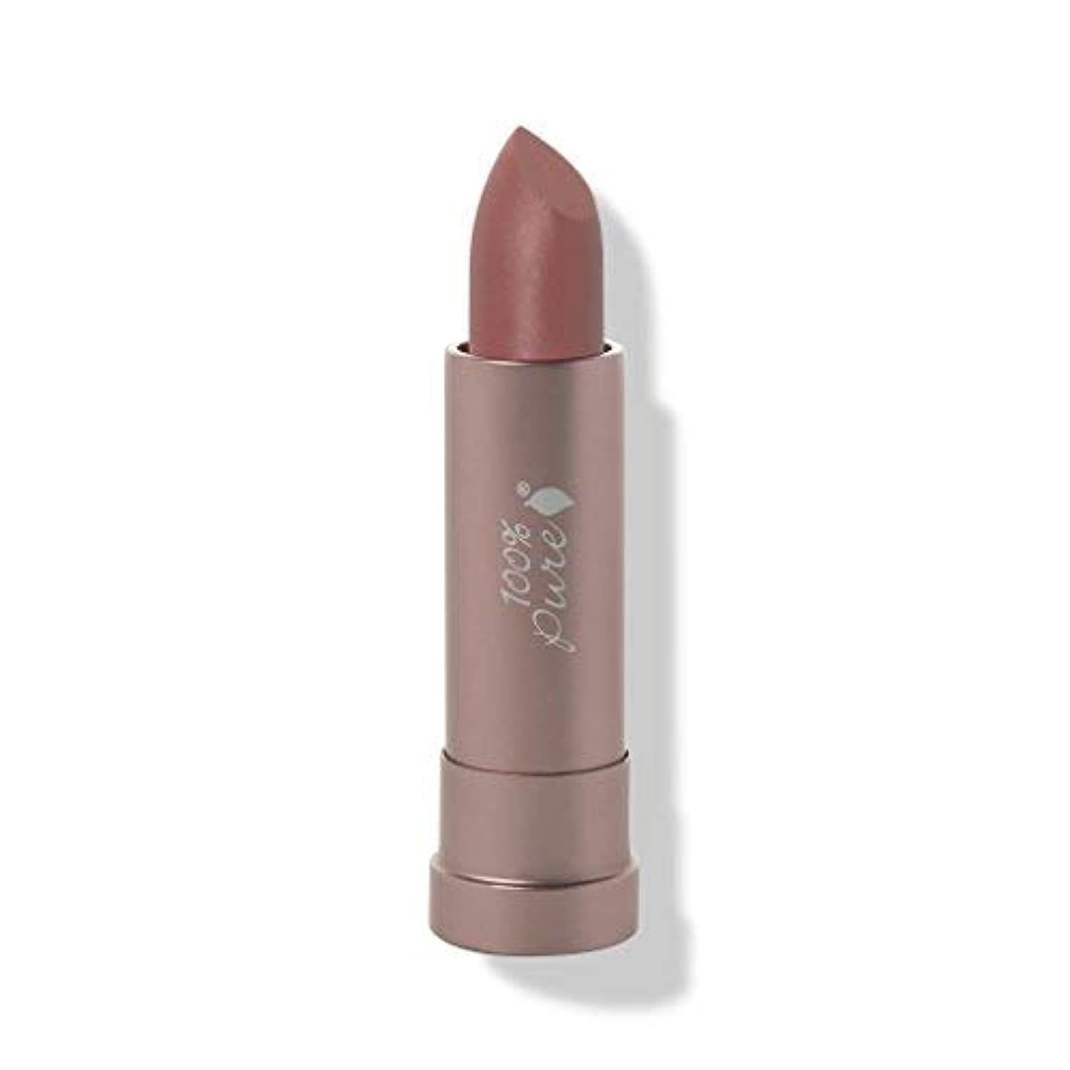 100% PURE Cocoa Butter Matte Lipstick Sahara – Deep Neutral Nude, Vegan Fruit Pigmented, All-Day Moisture