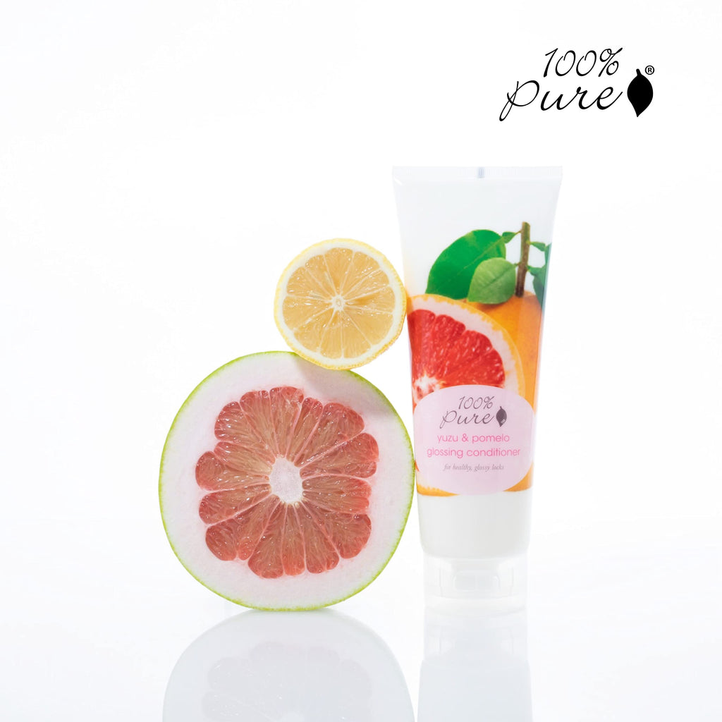 100% PURE Yuzu & Pomelo Glossing Conditioner – Hydration & Shine