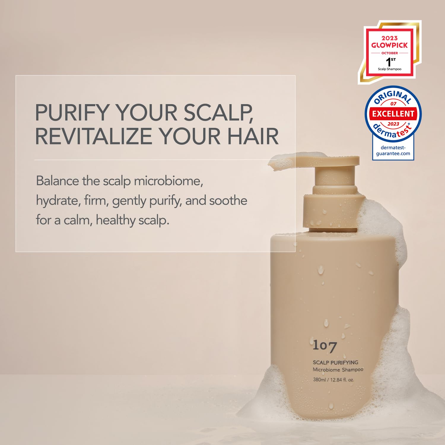 107 Clarifying Shampoo – Purifying Detox for Scalp & Hair with Fermented Vinegar & Ginseng