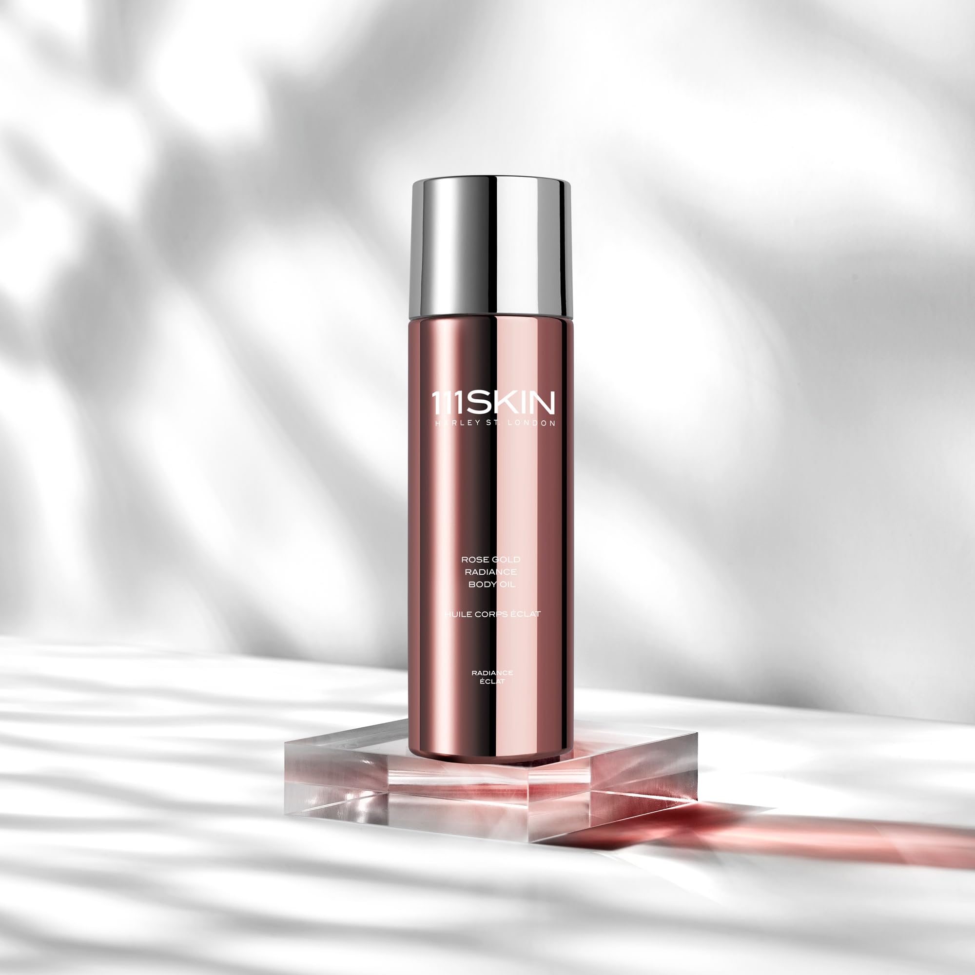 111SKIN Rose Gold Radiance Body Oil – Non-Greasy Hydration with Damask Rose, Green Microalgae & Chamomile (3.4 oz)