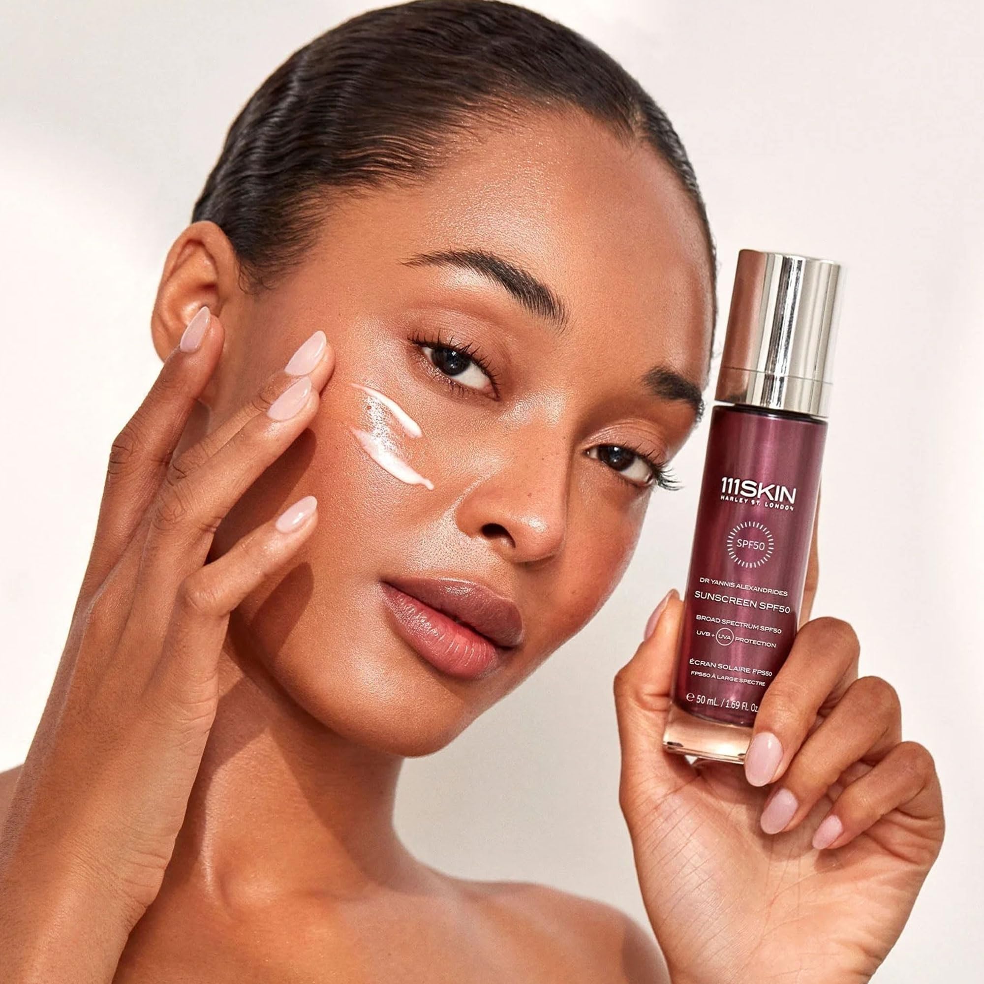 111SKIN Sunscreen SPF 50 – Mineral, Non-Greasy Daily Protection (UVA/UVB + Blue Light)