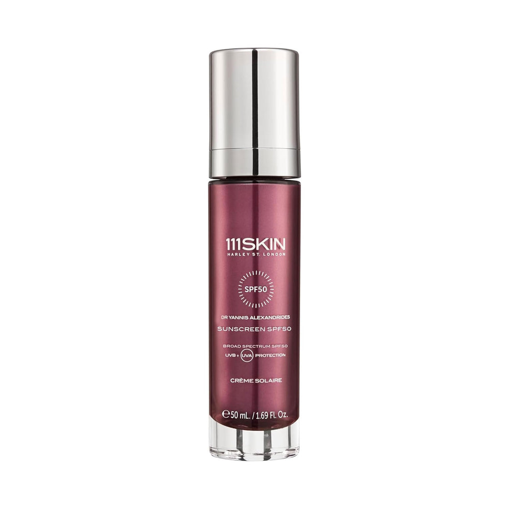 111SKIN Sunscreen SPF 50 – Mineral, Non-Greasy Daily Protection (UVA/UVB + Blue Light)