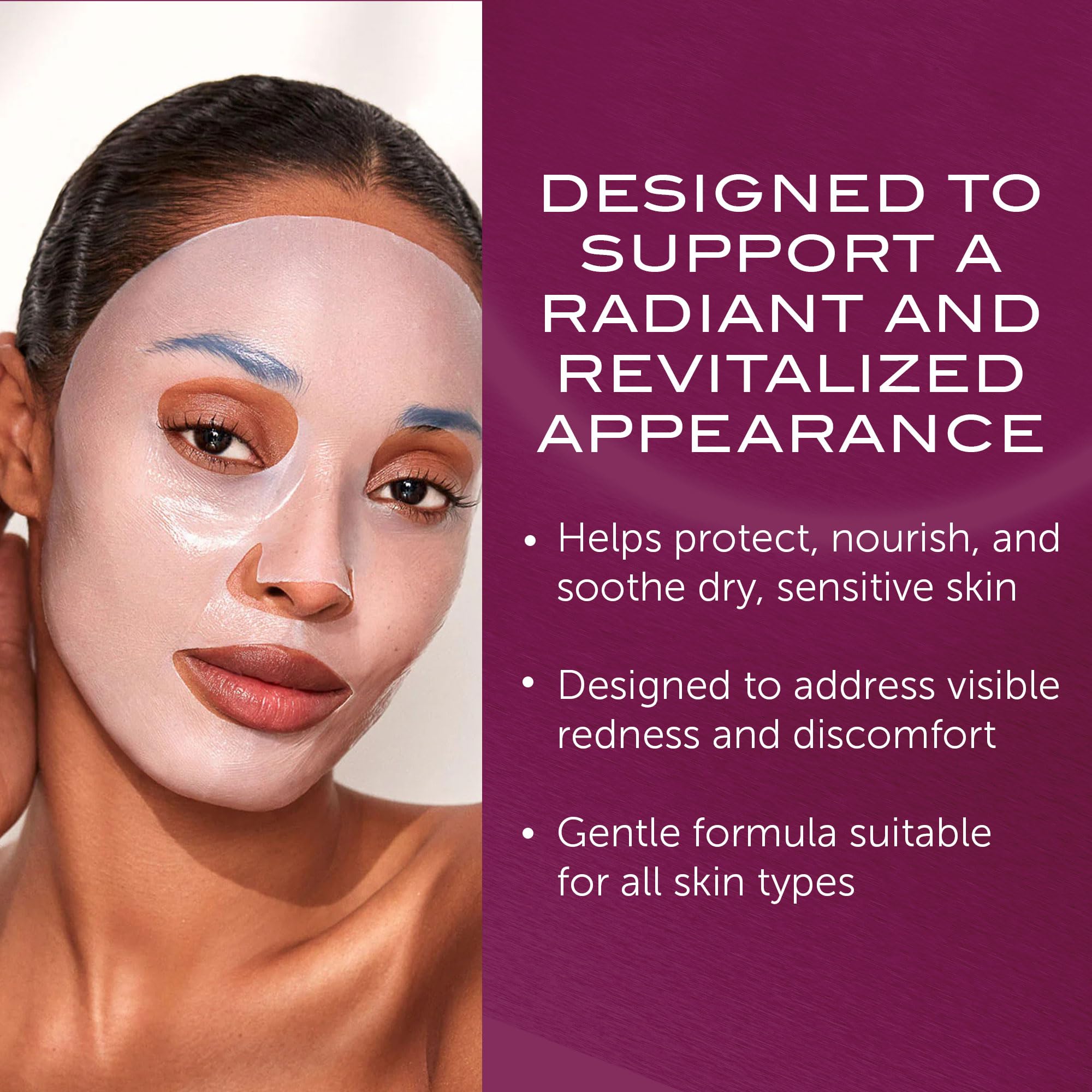 111SKIN Y Theorem Bio Cellulose Facial Mask – Hydrating NAC Y2, Centella Asiatica, All Skin Types (5x0.78 fl oz)