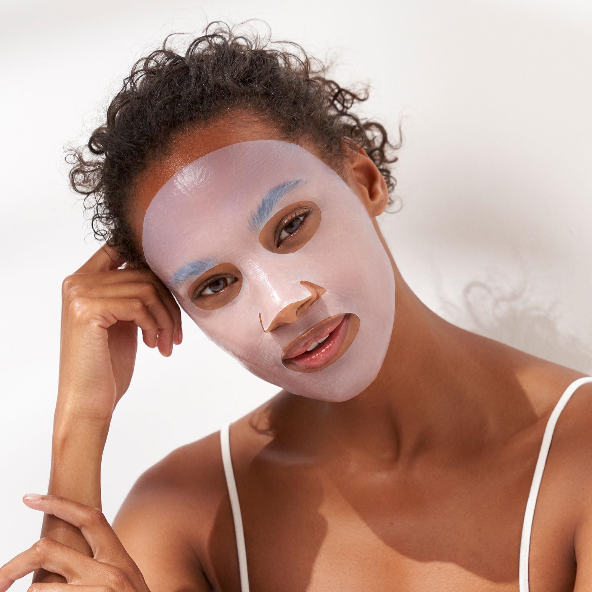 111SKIN Y Theorem Bio Cellulose Facial Mask – Hydrating NAC Y2, Centella Asiatica, All Skin Types (5x0.78 fl oz)