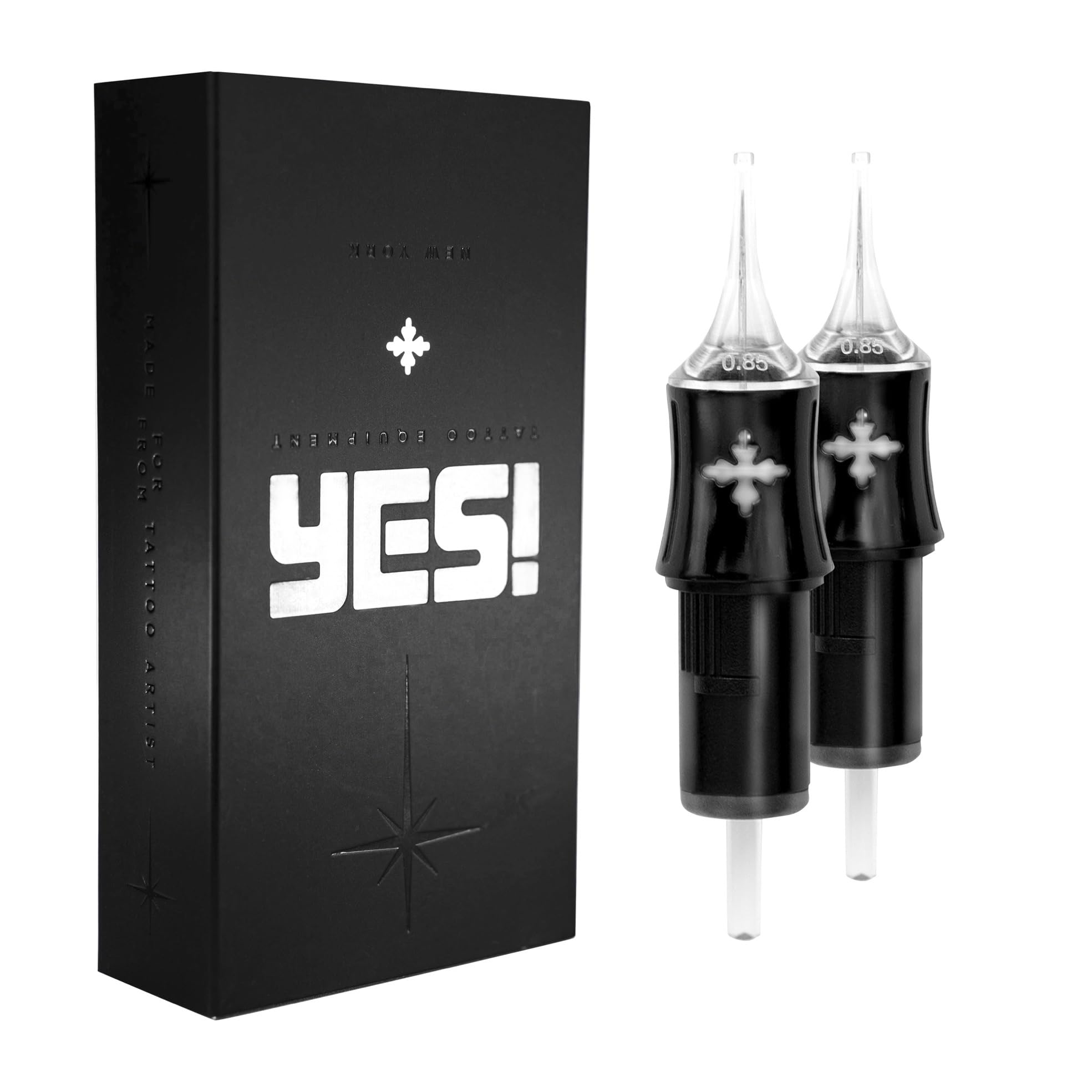 1536 Yes Needle Professional Tattoo Cartridges – 20pc Mixed Set for Micro Realism & Fine Lines (Sterile & Precise)
