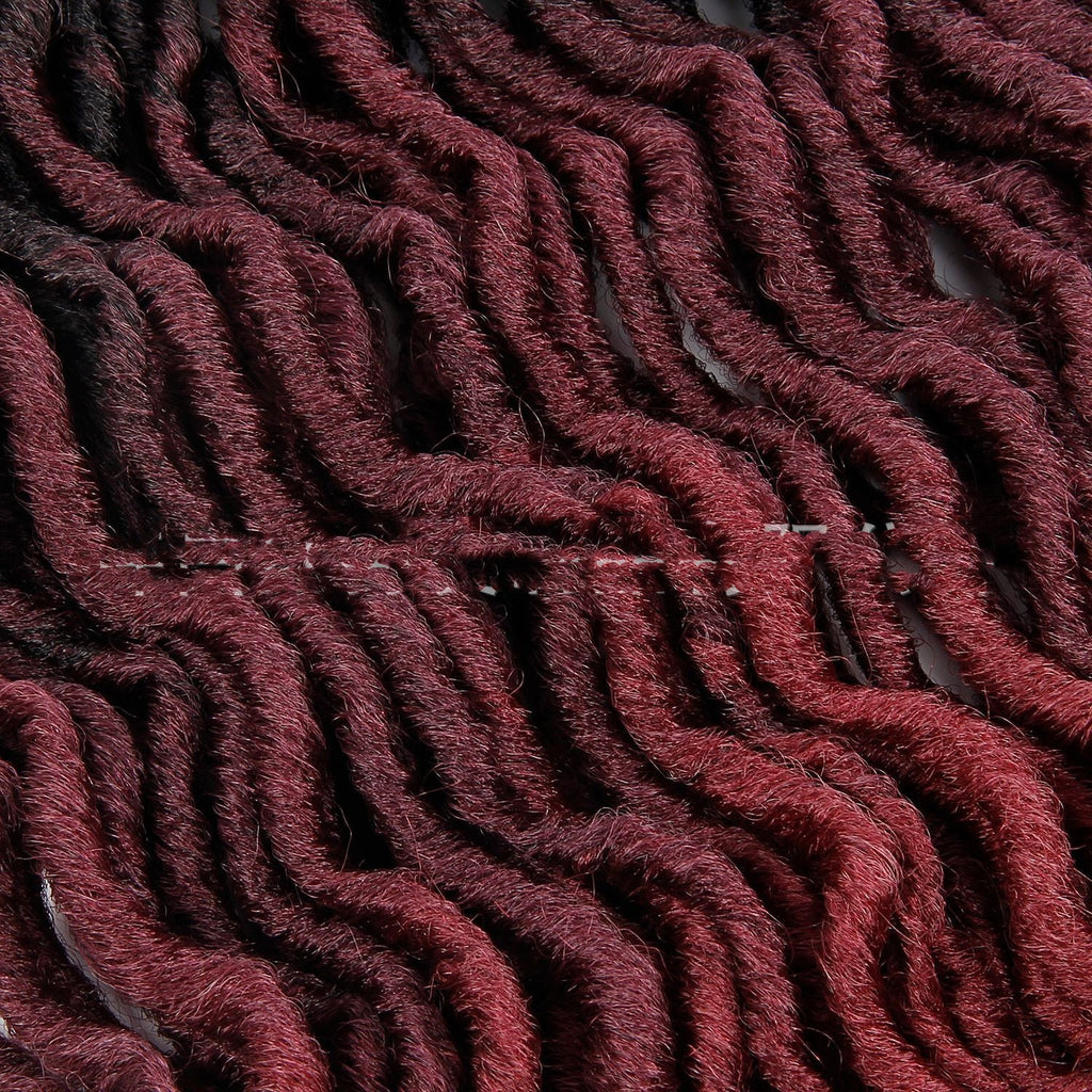 Curly Faux Locs Crochet Hair
