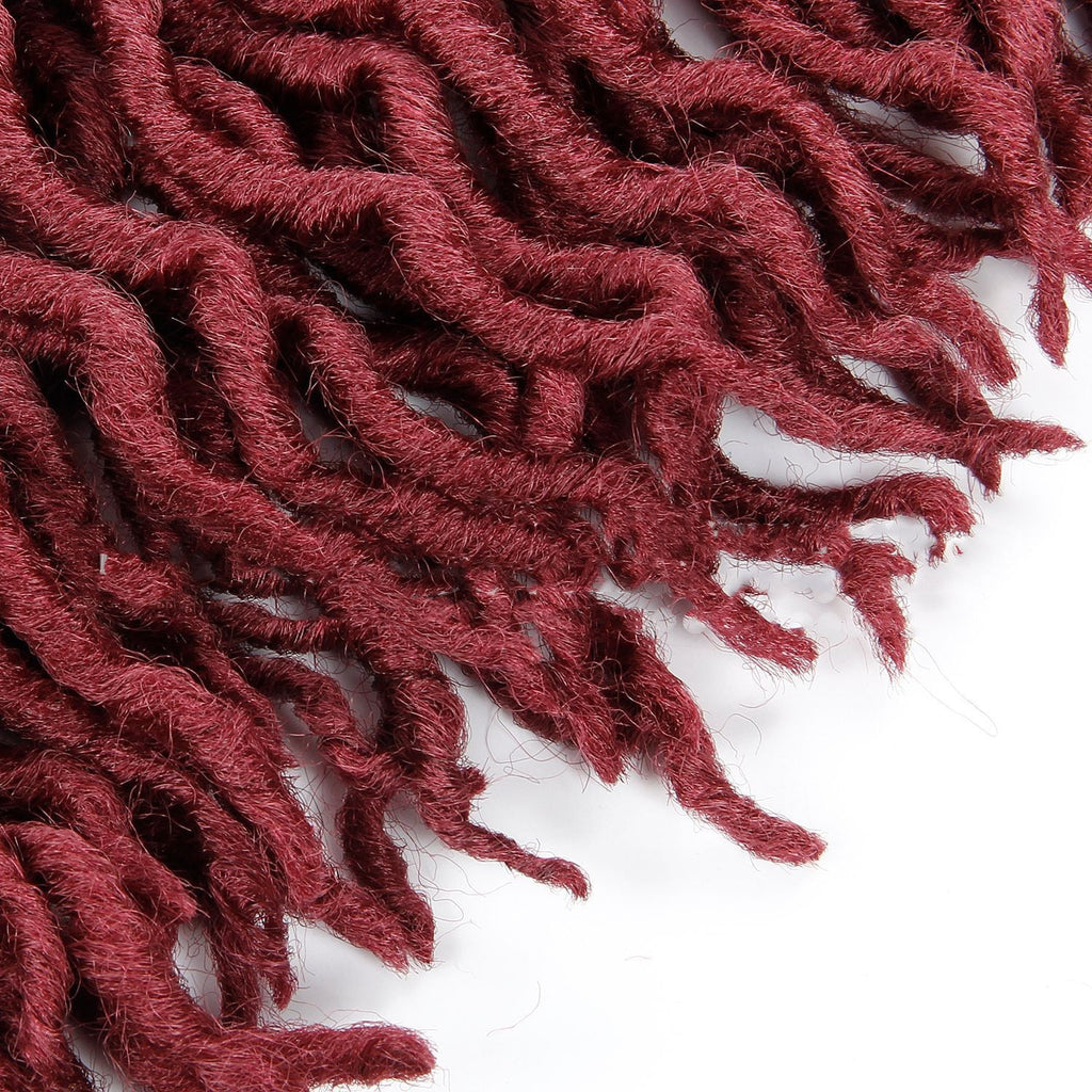 Curly Faux Locs Crochet Hair