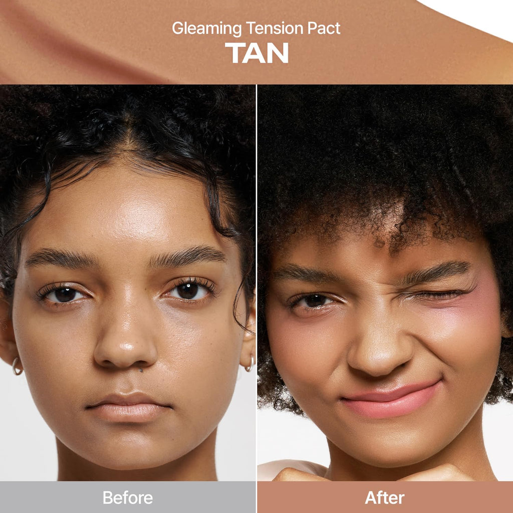 2aN Gleaming Tension Cushion Pact – Soft Amber | Lightweight Korean Cushion Foundation