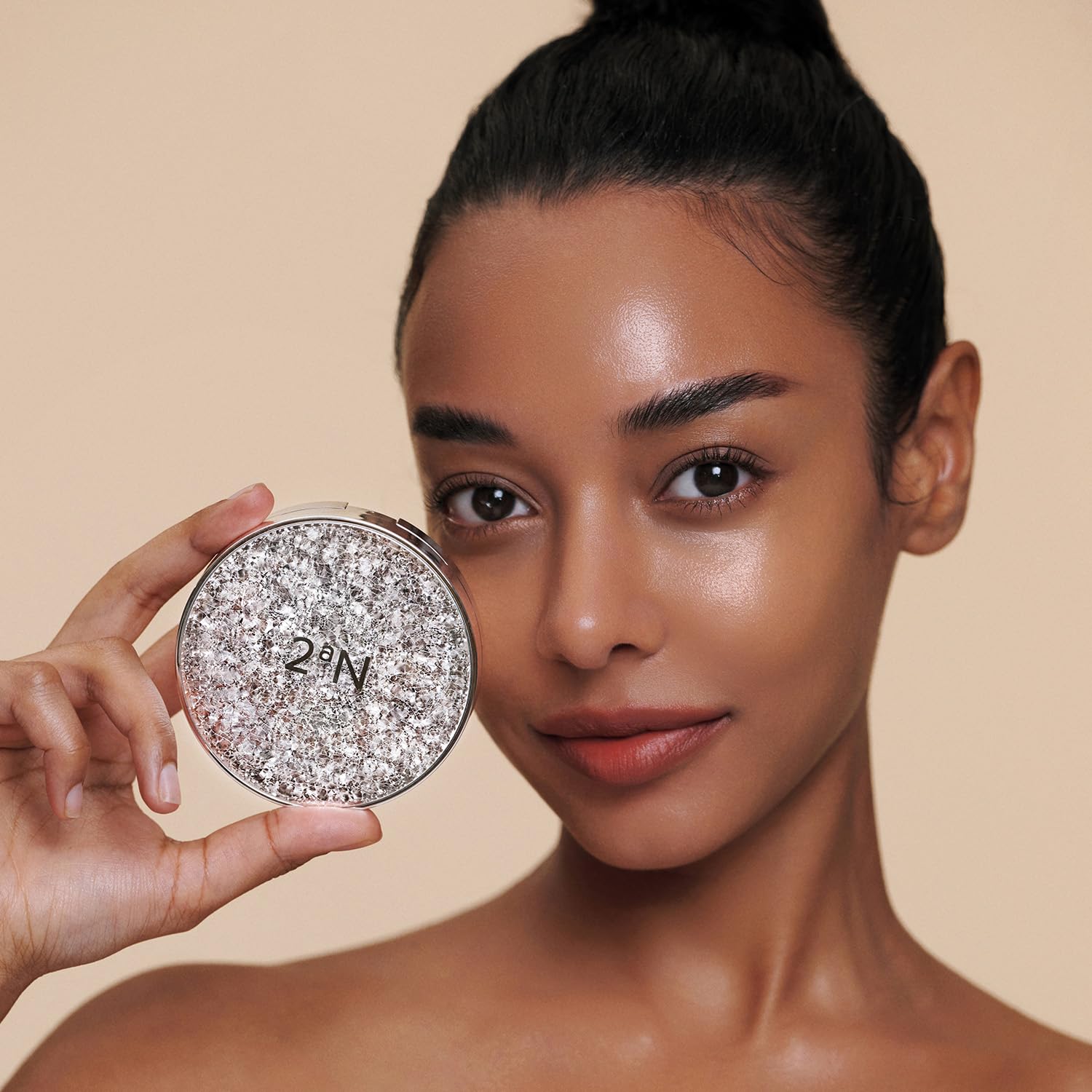 2aN Gleaming Tension Cushion Pact – Soft Amber | Lightweight Korean Cushion Foundation