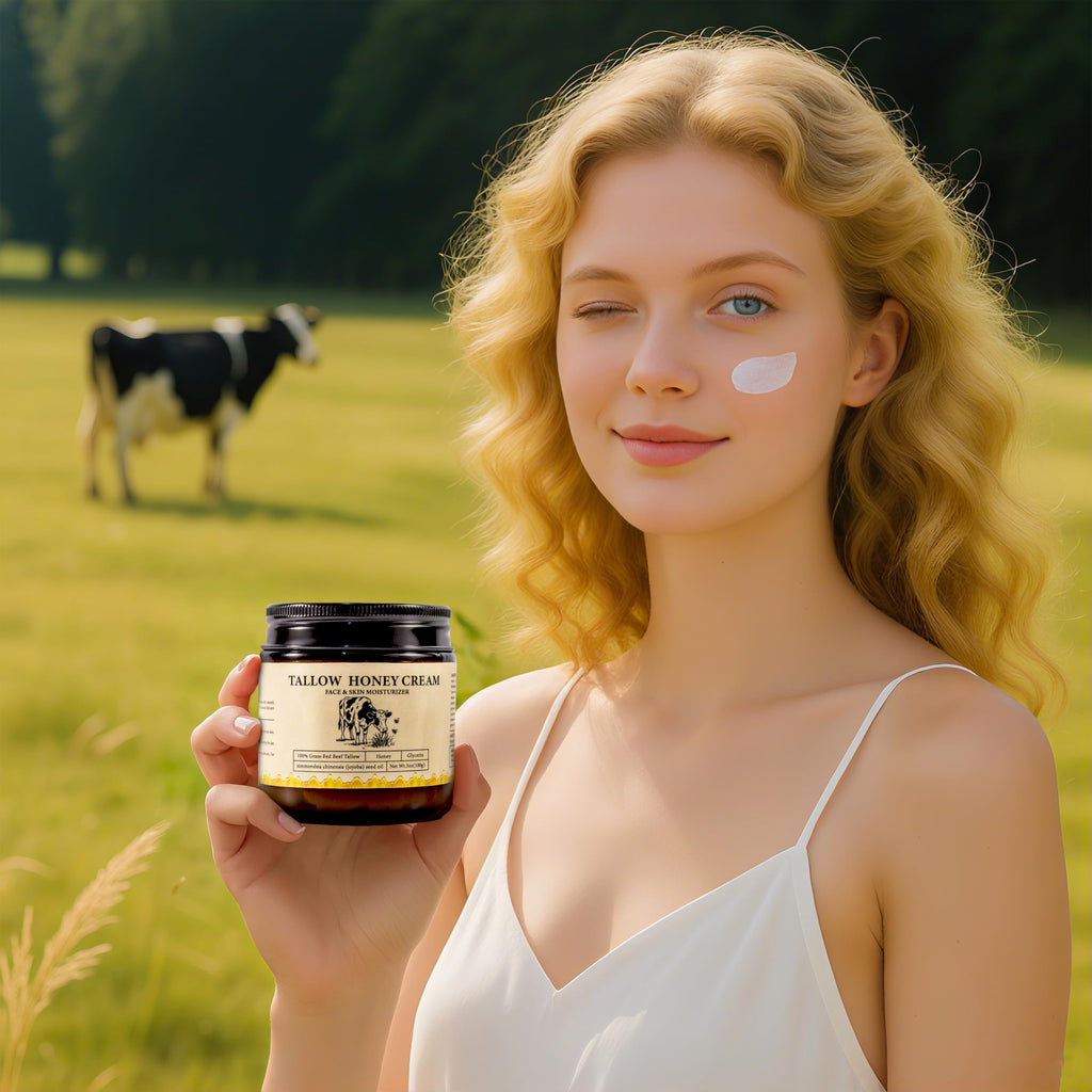 2Bmagic Beef Tallow Honey Skin Balm — All-Natural Body & Face Moisturizer