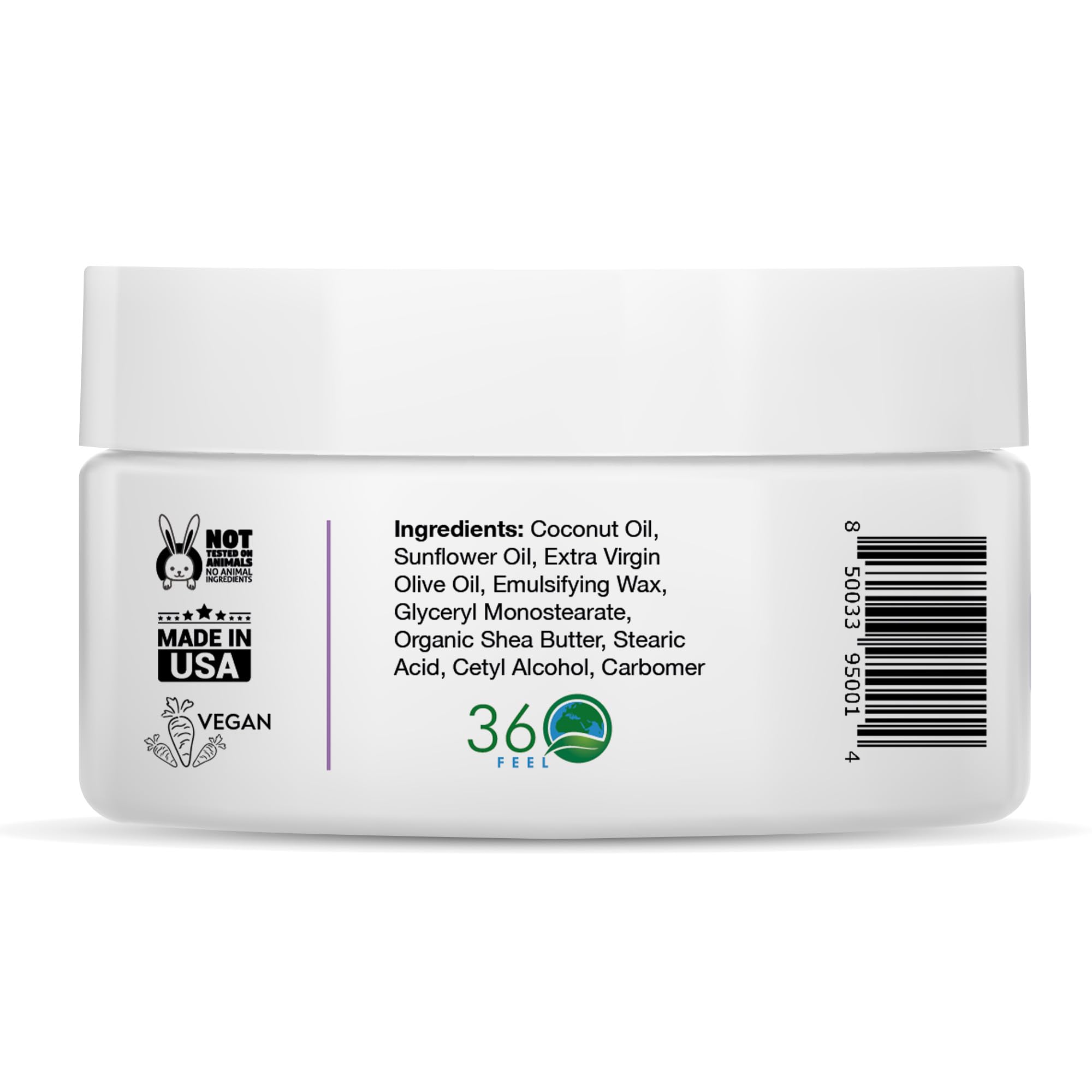 360Feel Lavender Patchouli Lotion – Hydrating Plant-Based Moisturizer for Sensitive Skin
