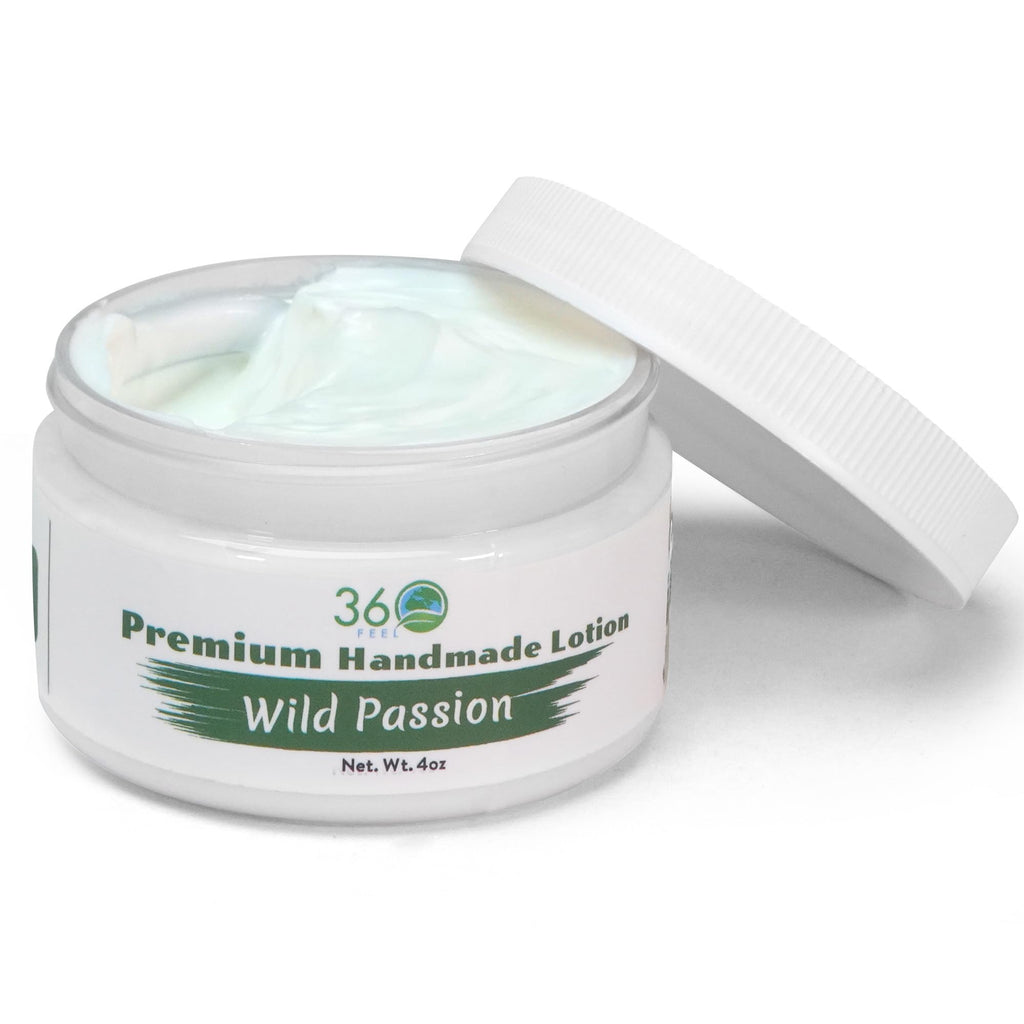 360Feel Wild Passion Body Lotion | Hydration with Coconut & Olive Oil – Plant-Based, Non-Greasy, For Sensitive Skin