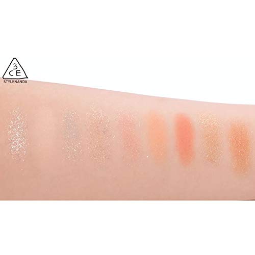 3CE Multi Eye Color Palette Clear Shot Again – 9 Colors Pearl Glow Eye Shadow (Staylenanda)