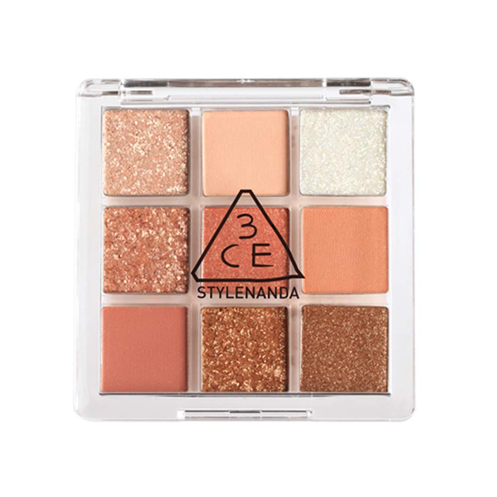 3CE Multi Eye Color Palette Clear Shot Again – 9 Colors Pearl Glow Eye Shadow (Staylenanda)