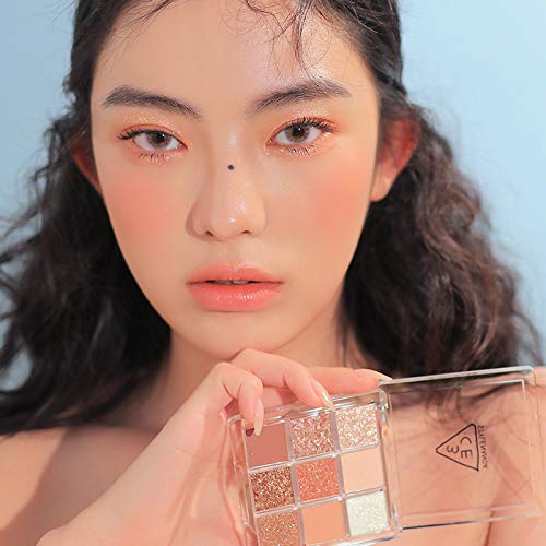 3CE Multi Eye Color Palette Clear Shot Again – 9 Colors Pearl Glow Eye Shadow (Staylenanda)