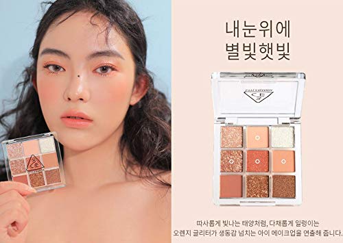 3CE Multi Eye Color Palette Clear Shot Again – 9 Colors Pearl Glow Eye Shadow (Staylenanda)