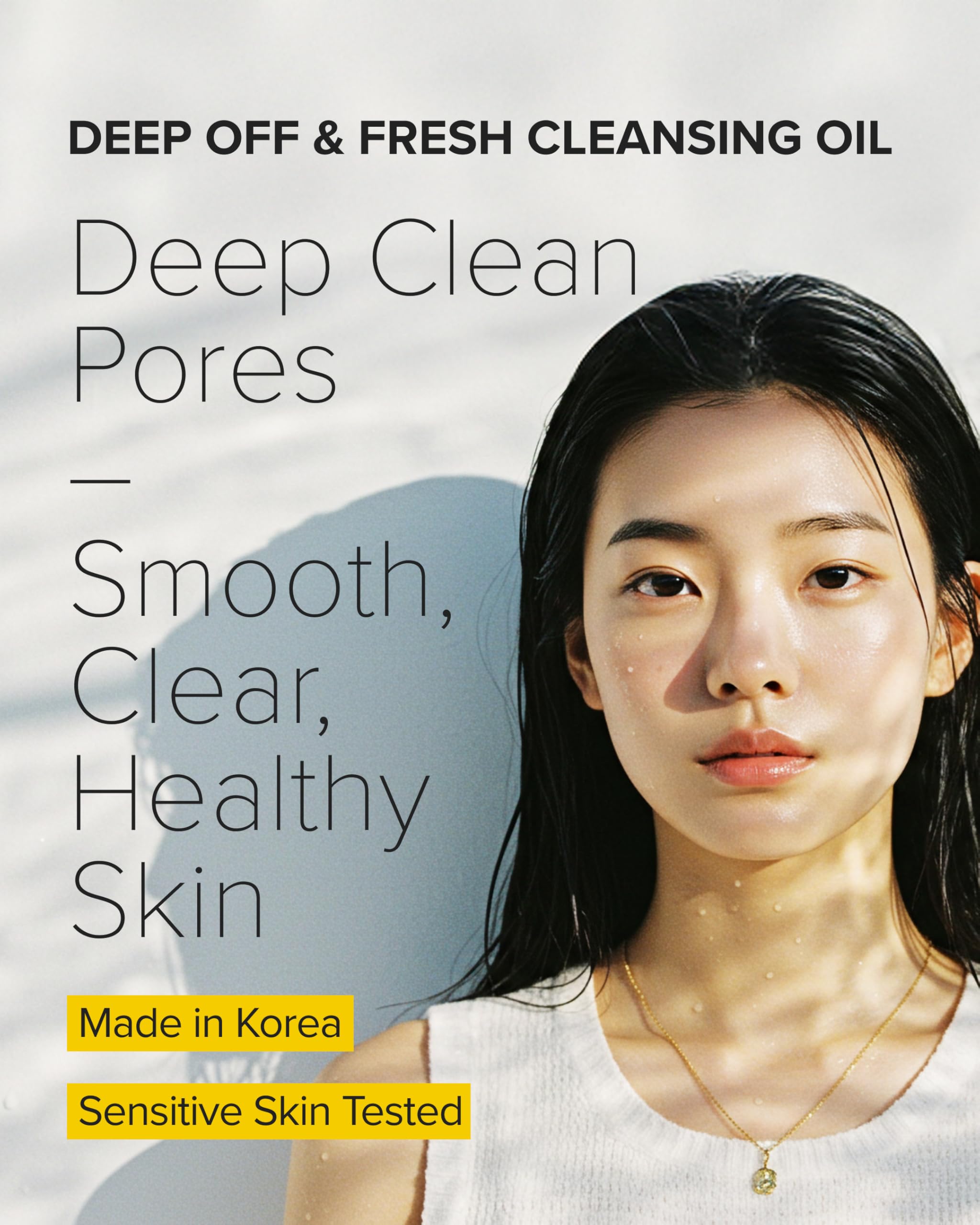 3W8L Deep Off & Fresh Cleansing Oil — Fast Emulsifying Korean Pore Care & Gentle Makeup Remover