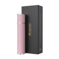 3zorqinron 10ML Genuine Leather Perfume Atomizer Sprayer – Portable Pink Travel Refillable Bottle