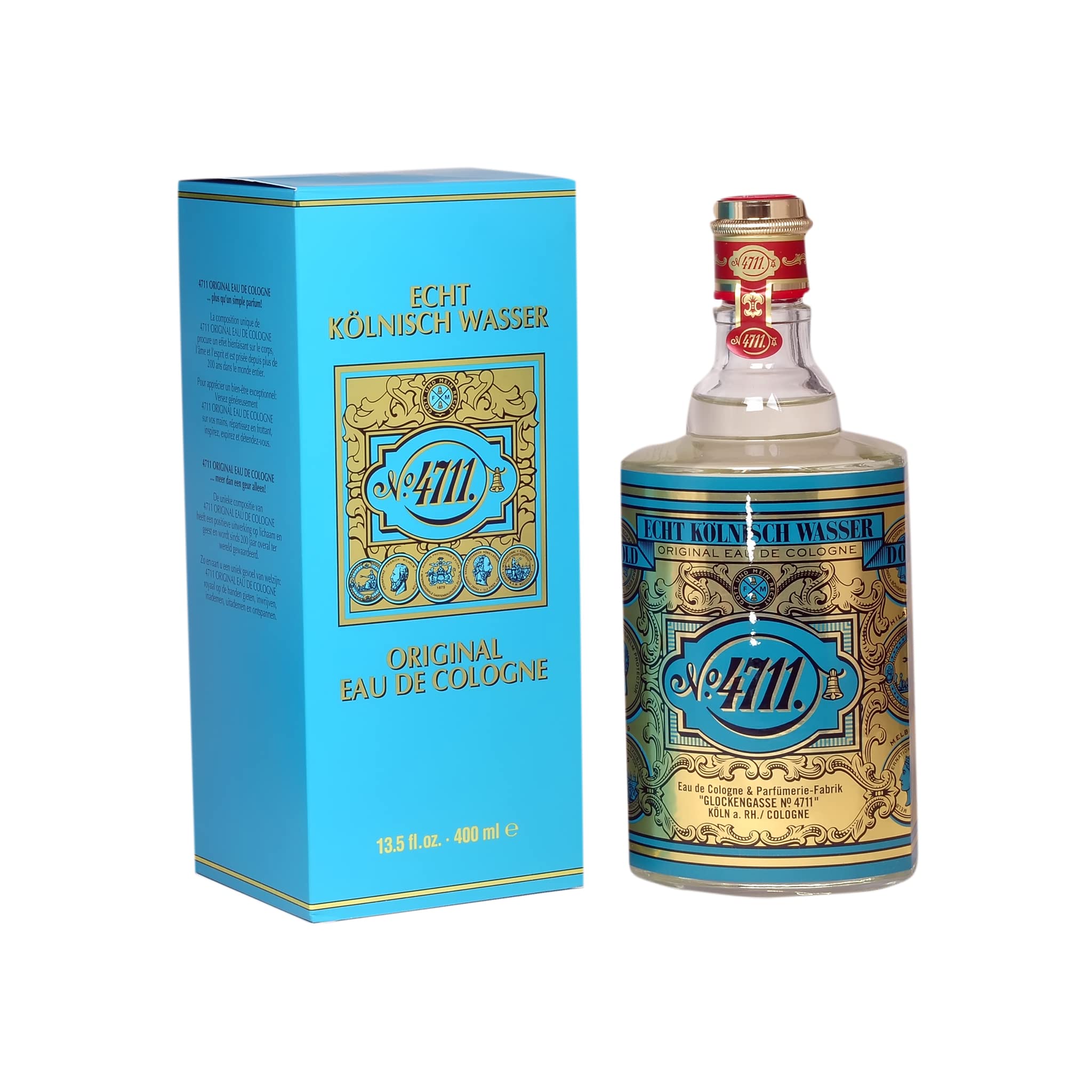 4711 Muelhens Eau de Cologne Splash – Unisex Fragrance, 13.5 oz