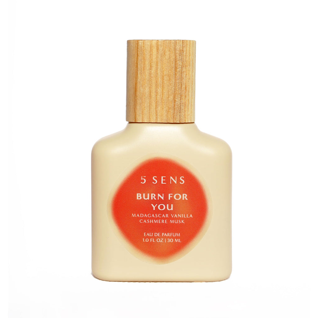 5 SENS Burn For You Eau de Parfum (30 mL) – Warm Woody Spicy Fragrance | Vegan & Cruelty-Free