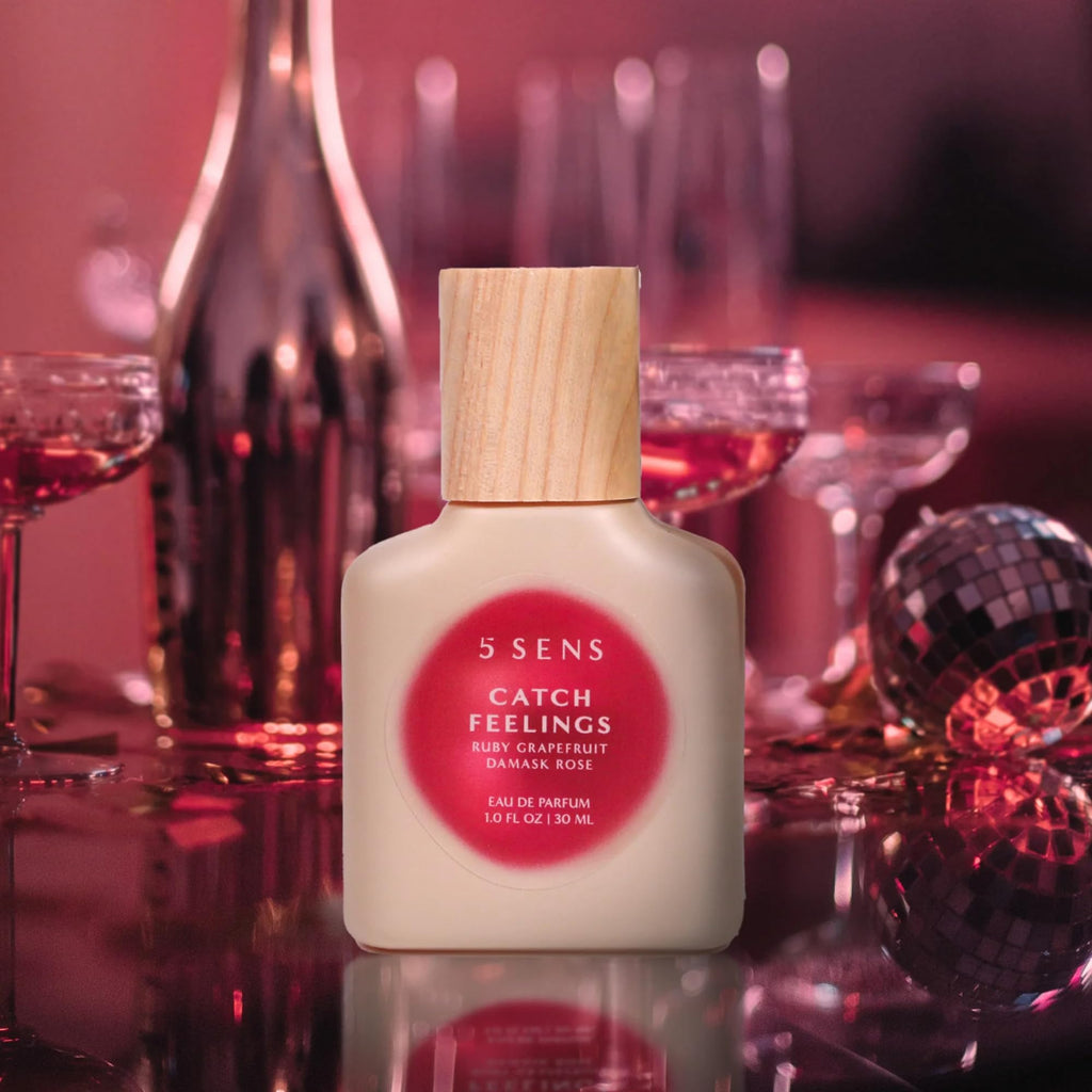 5 SENS Catch Feelings EDP (30 mL) – Vegan, Cruelty‑Free, Warm Floral with Lychee & Damask Rose