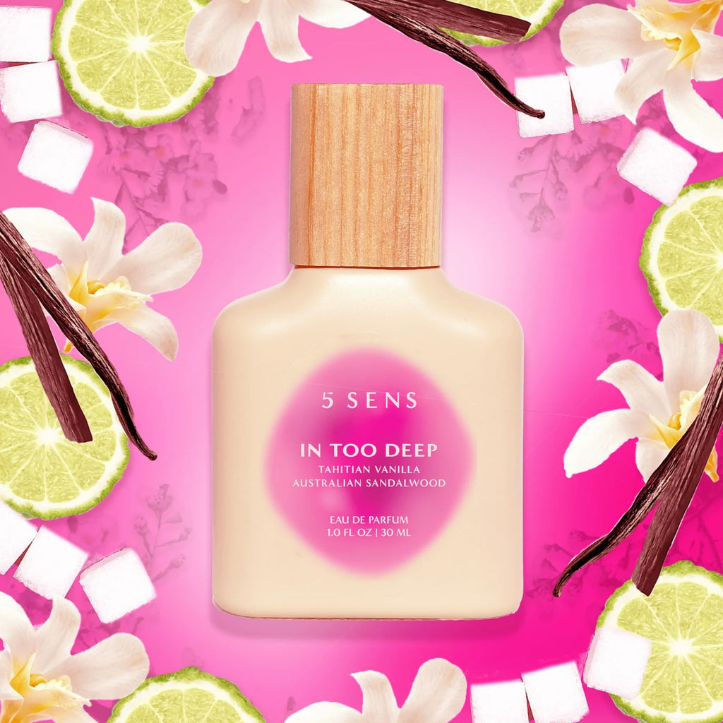 5 SENS In Too Deep Eau de Parfum (30 mL) – Clean, Long-Lasting Gourmand Fragrance