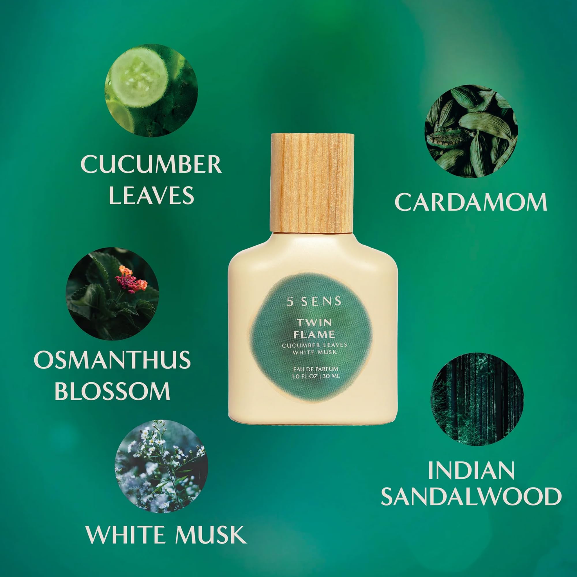 5 SENS Discovery Kit – Eau de Parfum Travel Spray Set (2 mL Each): In Too Deep, Catch Feelings, Life of the Party, Twin Flame, Burn For You