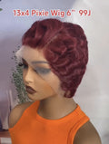 Chic Luxe Hair Pixie Cut Pre-Styled Ready To Wear Short Wig | 100% Human Hair