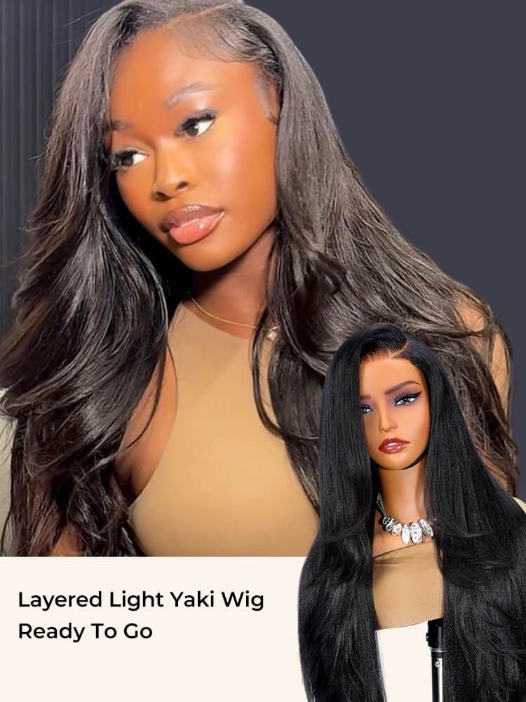 Light Yaki Straight Lace Wig