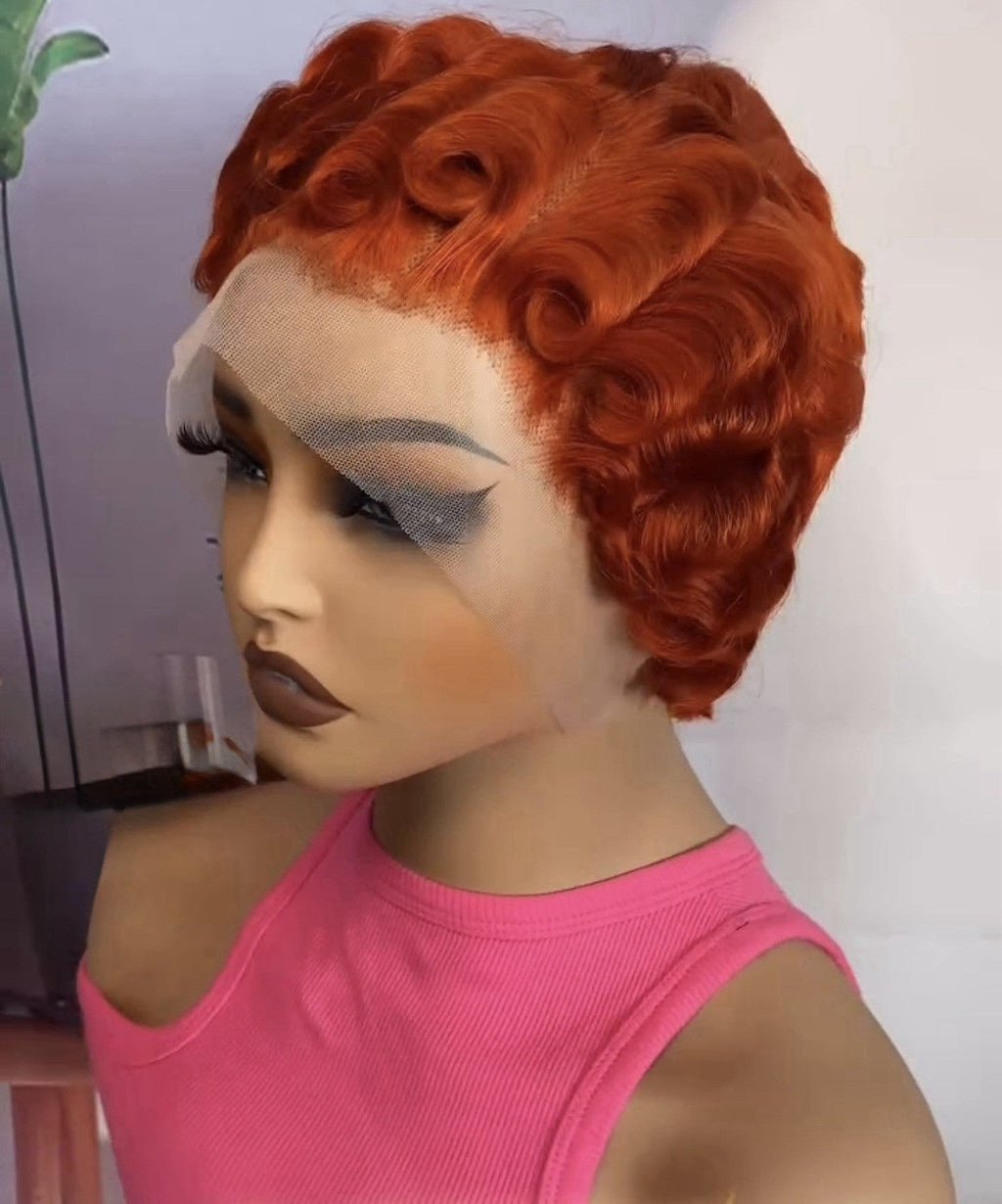 Chic Luxe Hair Pixie Cut Pre-Styled Ready To Wear Short Wig | 100% Human Hair