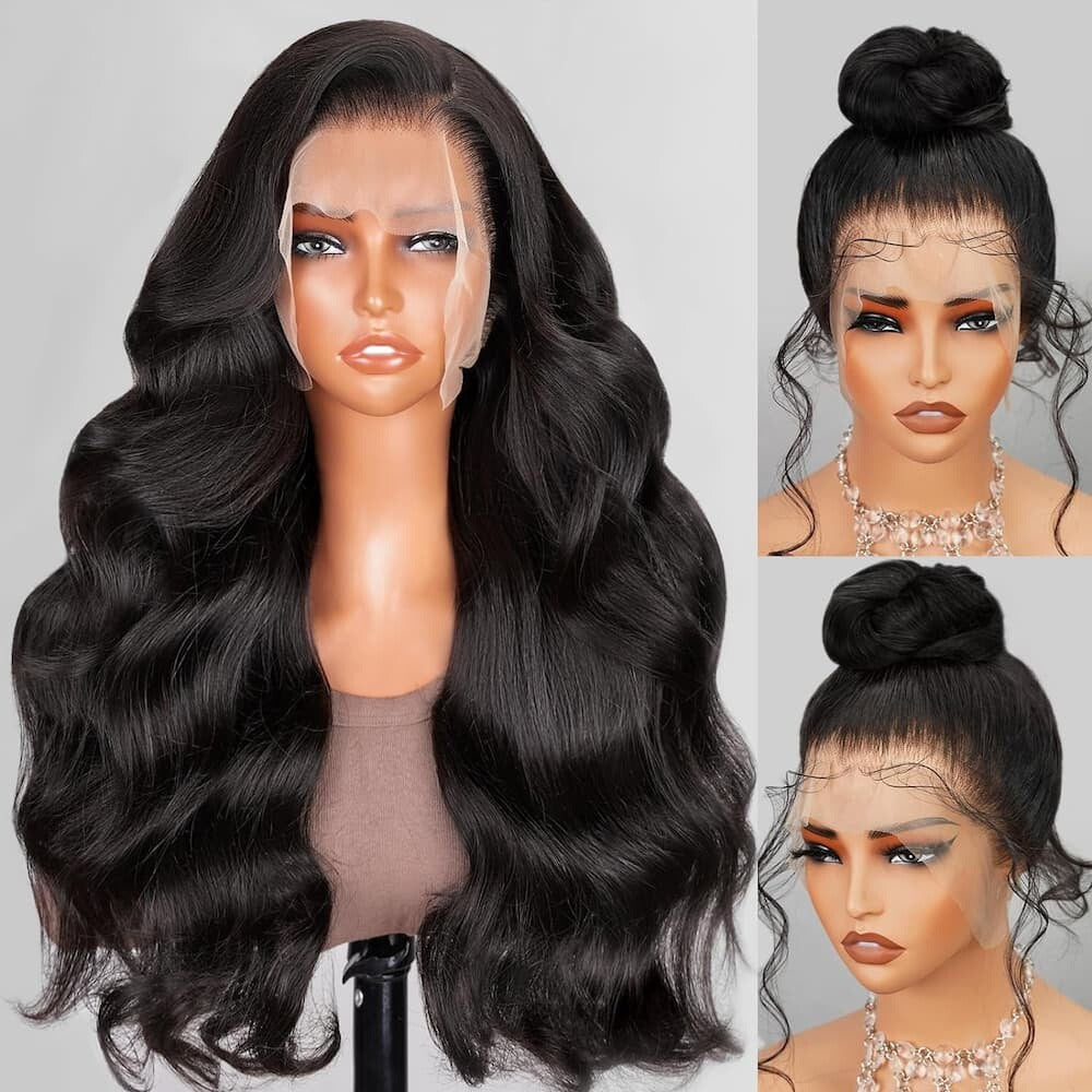 Chic Luxe Hair 360 Undetectable Full Lace Front Wavy Long Wig | 100% Human Hair