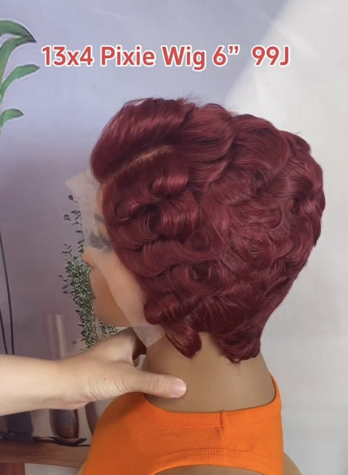 Chic Luxe Hair Pixie Cut Pre-Styled Ready To Wear Short Wig | 100% Human Hair