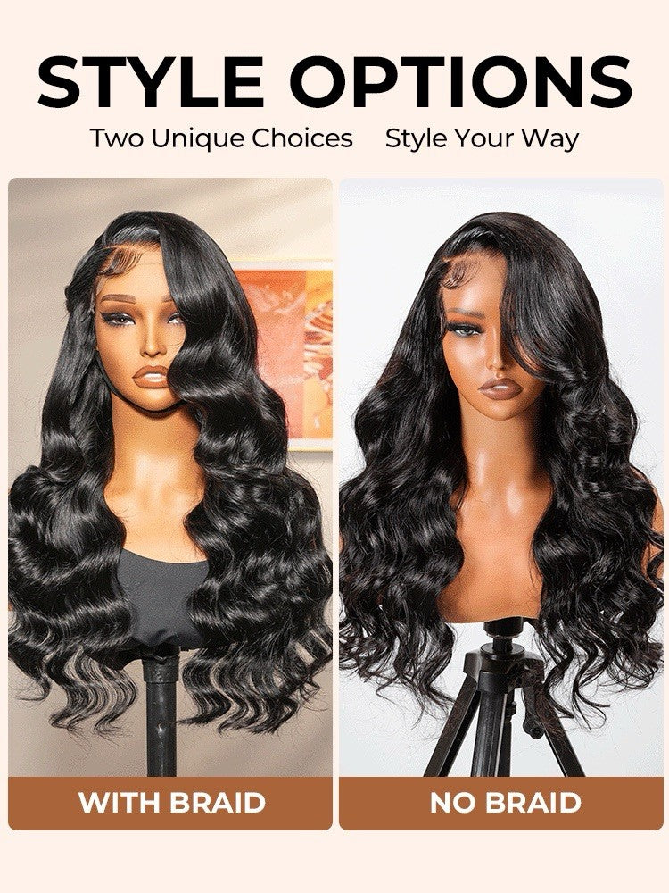 Chic Luxe Hair Glueless Side Part Wavy Hairstylist Customized Pre-Styled Ready To Wear Wig | 100% Human Hair | 250%