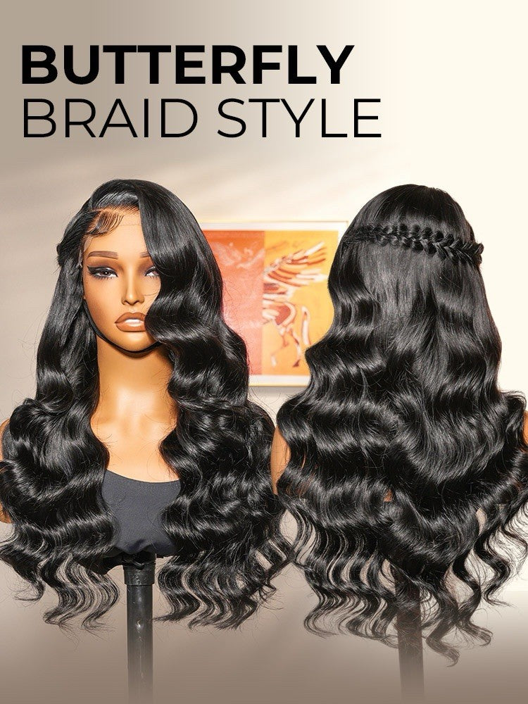 Chic Luxe Hair Glueless Side Part Wavy Hairstylist Customized Pre-Styled Ready To Wear Wig | 100% Human Hair | 250%