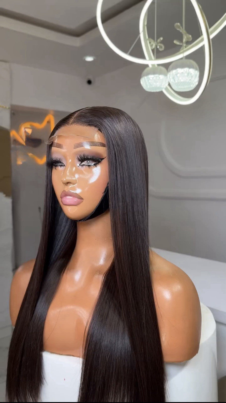 Chic Luxe Hair Vietnamese Bone Straight Glueless Wig