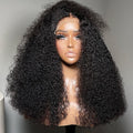 Human Hair Wigs Women Glueless Curly Wear and Go Lace Front Short Wig