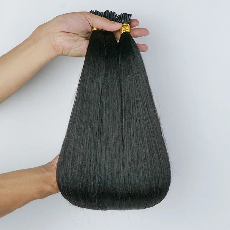 Flat Tip Yaki Human Hair Pre Bonded Keratin Fusion K Tip